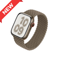 Braided Nylon Solo Loop Apple Watch Band - Ablaze
