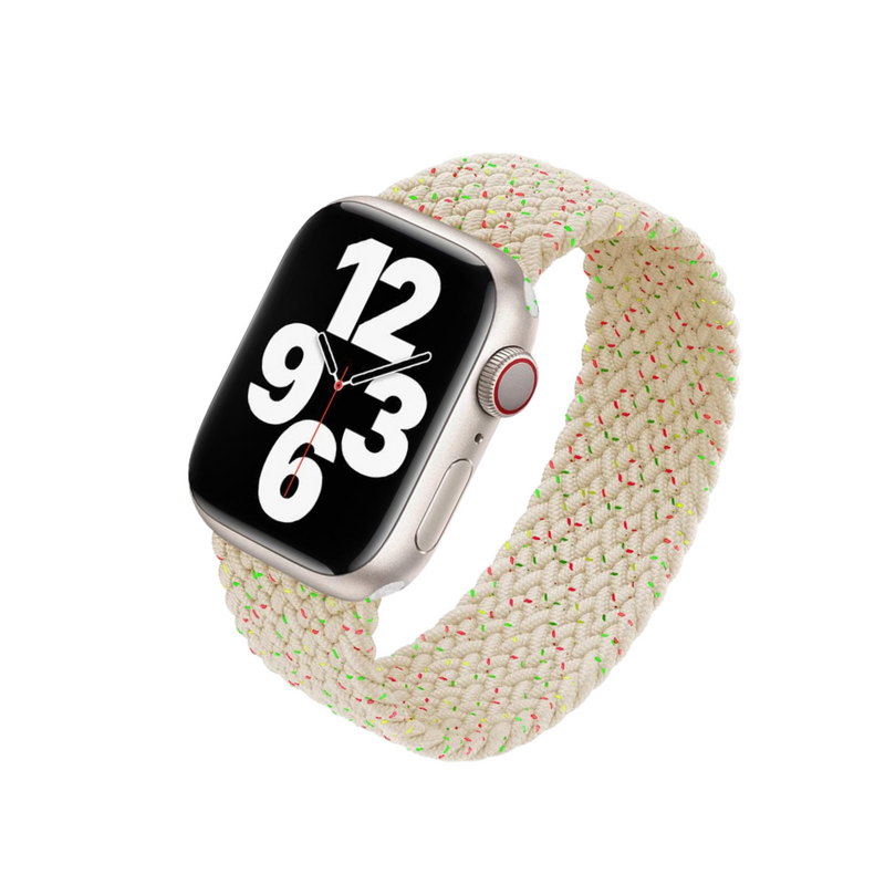 Braided Nylon Solo Loop Apple Watch Band - Galaxy