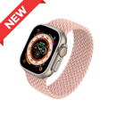 Braided Nylon Solo Loop Apple Watch Band - Ablaze