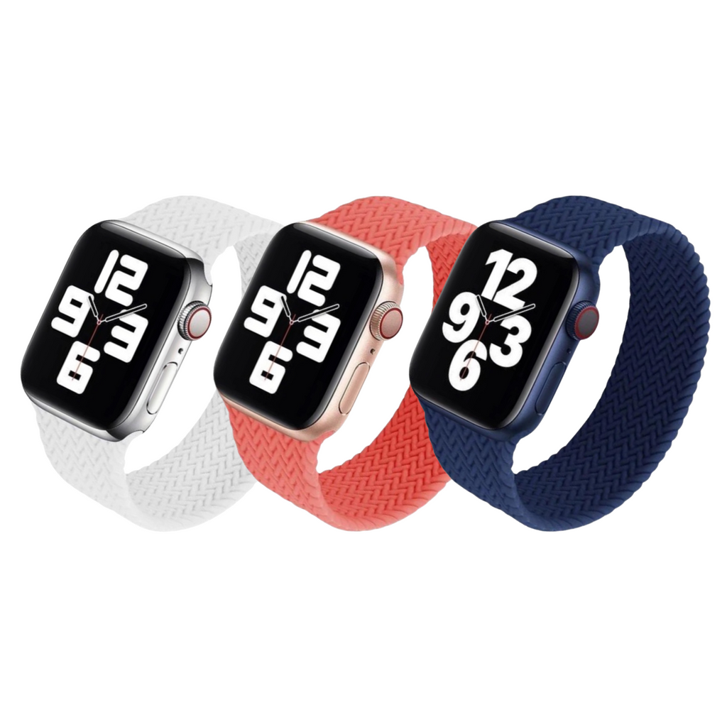 Braided Silicone Solo Loop Apple Watch Band