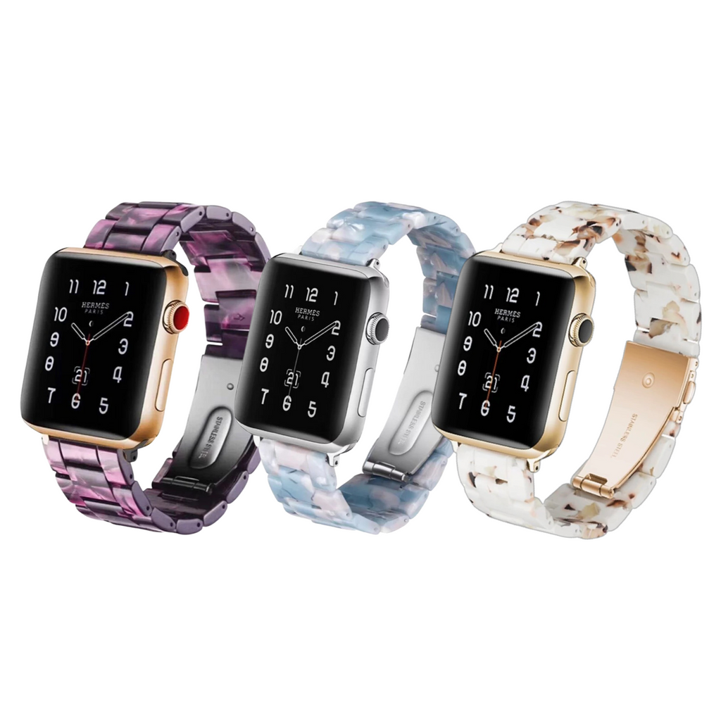 Resin Watchband Apple Watch, Apple Watch Resin Chain Strap