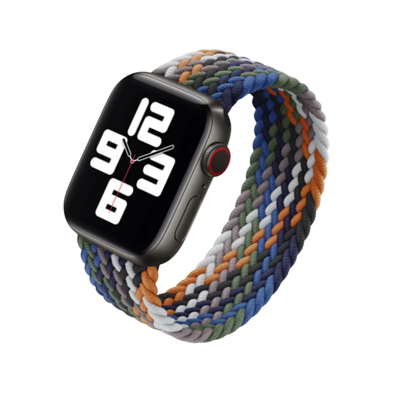 Braided Nylon Solo Loop Apple Watch Band Gradient