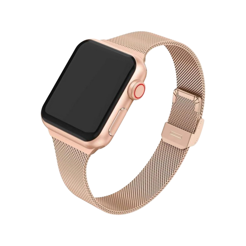 Milanese Loop Apple Watch Bands - Rose Gold