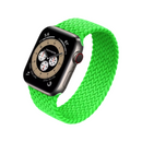 Braided Nylon Solo Loop Apple Watch Band - Ablaze
