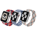 Braided Nylon Solo Loop Apple Watch Band - Patterned