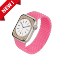 Braided Nylon Solo Loop Apple Watch Band - Ablaze