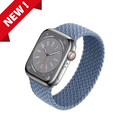 Braided Nylon Solo Loop Apple Watch Band - Ablaze